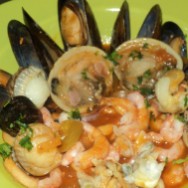 Cazuela de mariscos