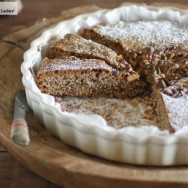 Torta de nuez y pistachos.
