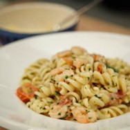 Pasta con Camarones