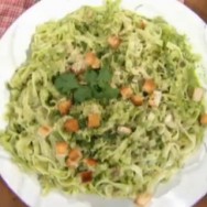 Fettuccini al pesto mexicano