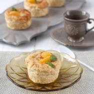 Pastelitos de queso y mandarina