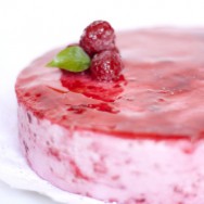 Mousse de frambuesa