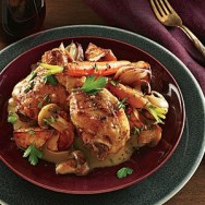 Pollo con salsa de Mantequilla y Champaña