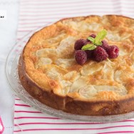 Pastel de pera y manzana