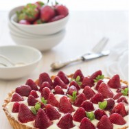 Tarta de fresas glaseadas