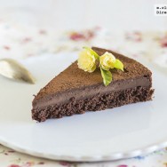 Tarta mágica de chocolate