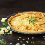 Tarta-flan de manzana