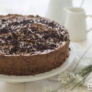 Tarta de mousse de chocolate