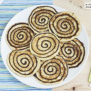 Tortitas americanas en espiral