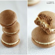 Whoopies de cacao y vainilla